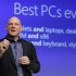 Microsoft CEO Steve Ballmer speaks at the launch of Windows 8 operating system in New York