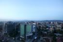 A part of the evening skyline of Ethiopia's capital Addis Ababa