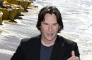 Keanu Reeves seemed to have lost his chiselled looks when he appeared in Cannes