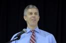 This photo taken Nov. 7, 2013 shows Education Secretary Arne Duncan speaking Malcolm X Elementary School in Washington. Duncan continued to face criticism Monday over reported remarks that seemed to dismiss 