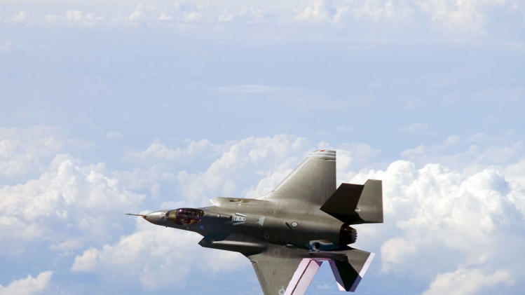 File photo shows the F-35 Joint Strike Fighter, a US military aircraft