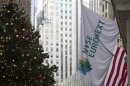 The NYSE Euronext flag hangs outside the New York Stock Exchange in New York