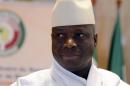 President Yahya Jammeh of Gambia attending the 44th summit of the 15-nation west African bloc ECOWAS at the Felix Houphouet-Boigny Foundation in Yamoussoukro on March 28, 2014