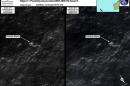 Satellite imagery provided to AMSA of objects that may be possible debris of the missing Malaysia Airlines Flight MH370
