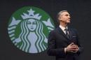 Starbucks CEO Howard Schultz speaks during the company's annual shareholder's meeting in Seattle, Washington
