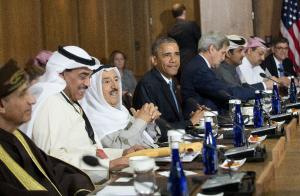 President Barack Obama sits with Kuwaiti Emir Sheikh&nbsp;&hellip;