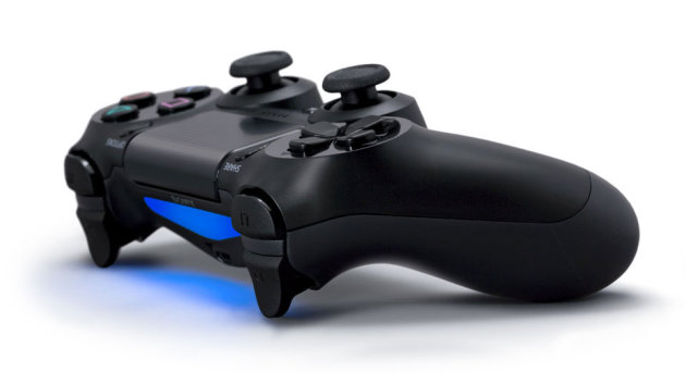 PlayStation 4 Controller Lampu Biru