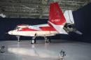 Prototype of the first Japan-made stealth fighter is pictured at a Mitsubishi Heavy Industries' factory in Toyoyama town