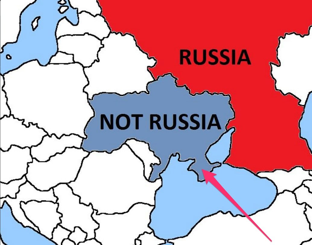 Crimea Ukraine map skitch