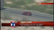 A vehicle is shown being pursued by police in a high-speed chase in this handout still image from video courtesy of MyFox10 News in Phoenix, Arizona September 28, 2012. REUTERS/MyFox10 News/Handout