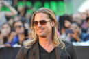 Brad Pitt attending the premiere of World War Z in Times Square