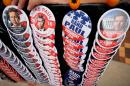 A vendor sells 'Rand Paul for President' buttons at the Pottawattamie County Republican headquarters on August 4, 2014 in Council Bluffs, Iowa