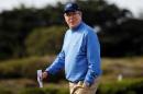 File photo of Jeb Bush walking on the 13th hole during the first round of the Pebble Beach National Pro-Am golf tournament on the Monterey Peninsula Country Club