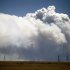 Smoke is visible from Tie Siding, Wyo., as a wildfire burns northwest of Fort Collins, Colo., on Saturday, June 9, 2012. The cause of the fire is not yet known. (AP Photo/Laramie Daily Boomerang, Andy Carpenean)