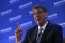 Defense Secretary Ash Carter speaks about the upcoming Defense Department's budget, Tuesday, Feb. 2, 2016, during a speech at the Economic Club of Washington in Washington. (AP Photo/Susan Walsh)