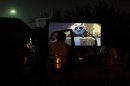 File photo of couple watching "Kung Fu Panda 2" in Beijing