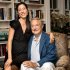 Billionaire investor George Soros and girlfriend Tamiko Bolton are pictured at Soros' residence in Southampton, New York