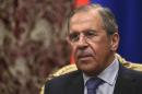 Russian FM Lavrov attends a meeting with his Cypriot counterpart Kasoulides in Moscow