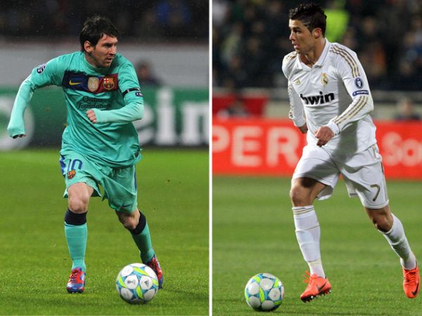 Lionel Messi y Cristiano Ronaldo. INFOBAE.