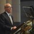 News Corp. CEO Rupert Murdoch gives a speech at the state memorial service for his mother Dame Elisabeth Murdoch in Melbourne