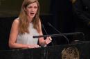 US Ambassador to the UN Samantha Power, seen in October 2016, warned that cutting US funding to the United Nations would be "extremely detrimental" to the country's own interests