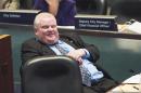 Mayor Rob Ford during a city council meeting in Toronto, Canada, on November 15, 2013
