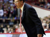 Indiana head coach Tom Crean shouts instructions to his team during the first half of an NCAA college basketball game against North Dakota State, Monday, Nov. 12, 2012, in Bloomington, Ind. (AP Photo/Darron Cummings)