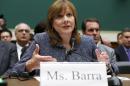 GM CEO Barra testifies before a House Energy and Commerce Committee hearing on Capitol Hill in Washington