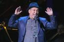 Singer Paul Simon performs during the Rainforest Fund's 25th anniversary benefit concert in New York