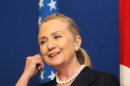 US Secretary of State Hillary Clinton, pictured on August 11, is set to make a rare foray to the South Pacific this week
