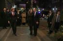 Prince William, Duke of Cambridge, and Catherine, Duchess of Cambridge, arrive at the Carlyle Hotel on December 7, 2014 in New York