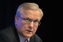 Il commissario europeo agli Affari economici e monetari Olli Rehn