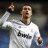 Real Madrid's Cristiano Ronaldo celebrates after scoring his second goal against Sevilla during their Spanish first division soccer match in Madrid