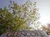 Logo of Glencore is seen in front of the company's headquarters in the Swiss town of Baar