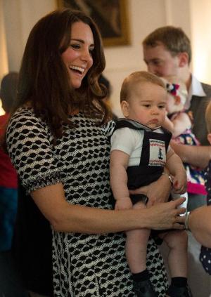 Catherine, the Duchess of Cambridge holds Prince George&nbsp;&hellip;