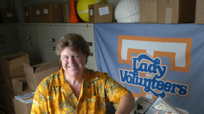 this June 2009 file photo, Debby Jennings, at the time the Tennessee 