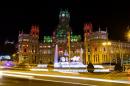 Christmas' lights illuminate city hall in central Madrid on December 2, 2015