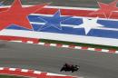 Red Bull driver Sebastian Vettel, of Germany, drives through the course during the first practice session for the Formula One U.S. Grand Prix auto race at the Circuit of the Americas, Friday, Oct. 31, 2014, in Austin, Texas. (AP Photo/Eric Gay)