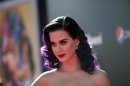 Cast member and singer Katy Perry poses at the premiere of "Katy Perry: Part of Me" in Hollywood