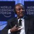 Guinea's President Conde attends a session at the World Economic Forum (WEF) in Davos