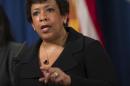 Attorney General Loretta Lynch speaks during a news conference at the Justice Department in Washington, Monday, May 9, 2016. North Carolina Gov. Pat McCrory's administration sued the federal government Monday in a fight for a state law that limits protections for lesbian, gay, bisexual and transgender people. (AP Photo/Evan Vucci)