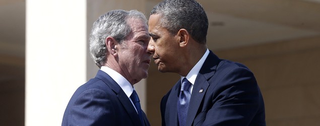 Obama embraces Bush policies he once opposed (Charles Dharapak/AP)